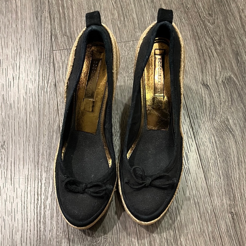 BCBG espadrille heels